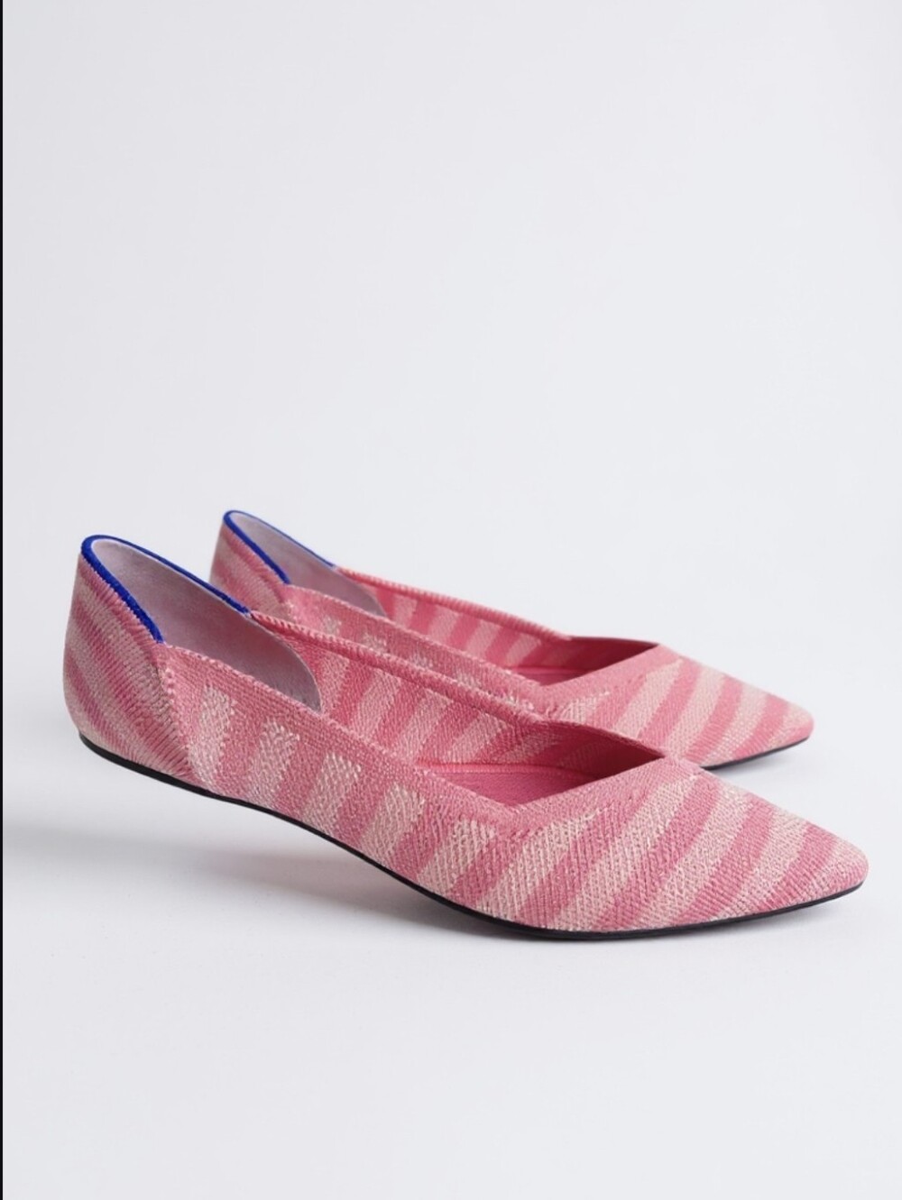 🔥🔥 Rothy’s Point Flat Collector Edition in Macaroon Stripe NIB‎ SIZE 6.5 🔥🔥
